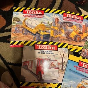 Tonka Construction Adventure Book Set - Yellow, Red, Black
